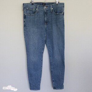 J. Crew 9" Mid-Rise Skinny Jeans Denim